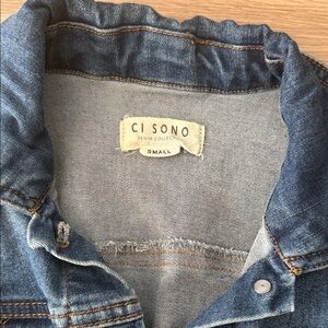 Ci Sono Dark Blue Denim Jacket